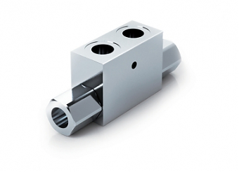 Гидрозамок двухсторонний VBPDE 1/4'' L  (20л/мин 350бар 3.5бар) (К)