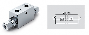 Гидрозамок двухсторонний VBPDE 1/4” L 2 CEXC Гидрозамок двухсторонний VBPDE 1/4” L 2 CEXC