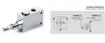 Клапан последовательности VS2C 3/8" - 3V (V0648/300), 80-300 бар