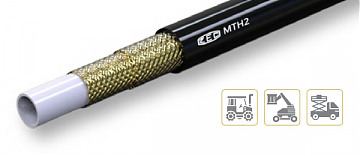 Шланг MTH2 SAE 100R2-06 DN10 WP=330bar R=60мм