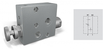 Регулятор расхода трехлинейный  RFP3 1/2" OMP/OMR