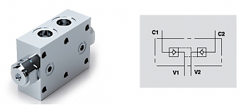 Гидрозамок двухсторонний VBPDE 1/2” FL
