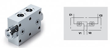 Гидрозамок двухсторонний VBPDE 1/2” FL Гидрозамок двухсторонний VBPDE 1/2” FL