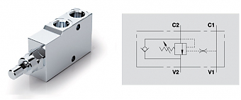 Клапан тормозной одностороннего действия VBCD 3/4" SE/А